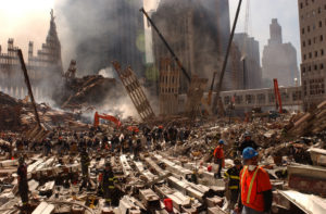 New York, NY, September 13, 2001 -- Clean up of the wreckage at the World Trade Center continues. Photo byAndrea Booher/ FEMA News Photo